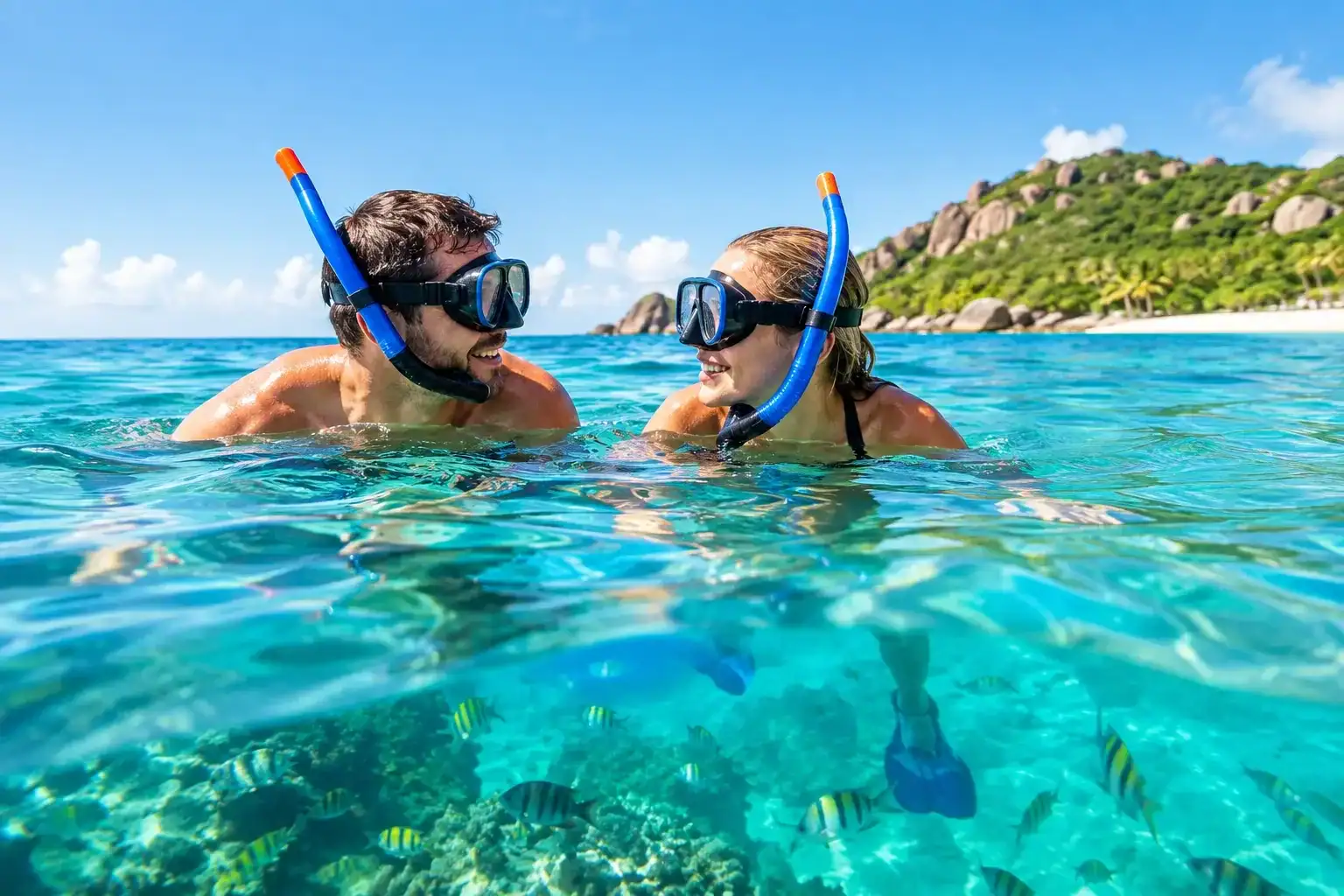 Featured image for “7 Best Snorkeling Trips in the Caribbean for Couples”